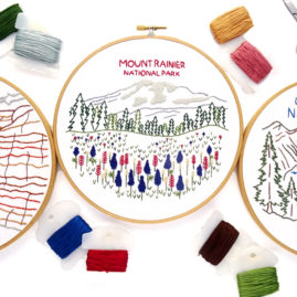 National Park Hand Embroidery Patterns