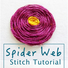 Spider Web Stitch Tutorial