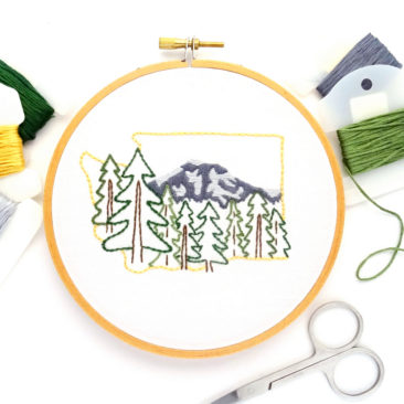 Washington Hand Embroidery Pattern