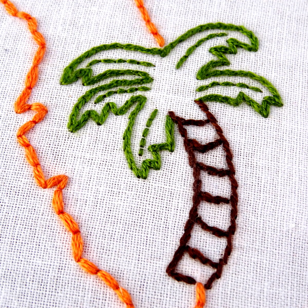 Florida State Embroidery Pattern