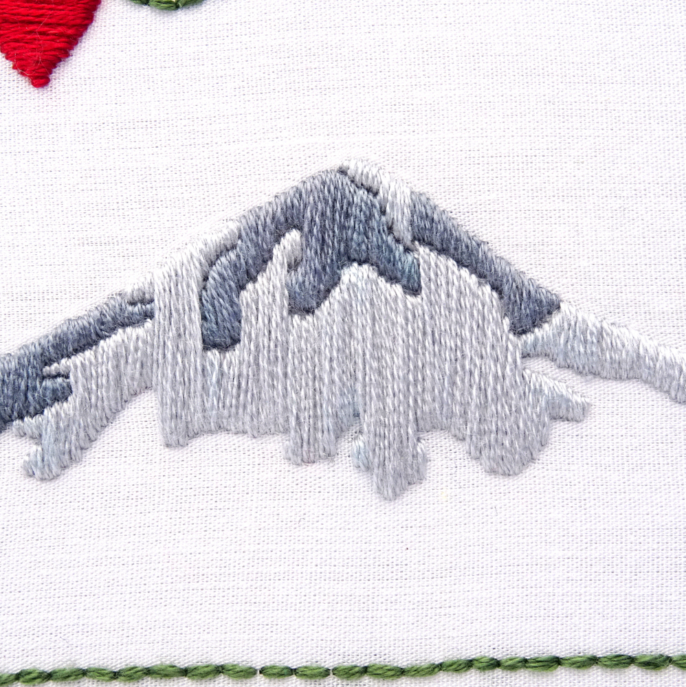 Oregon Hand Embroidery Pattern