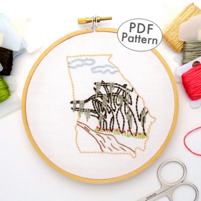 Georgia Hand Embroidery Pattern