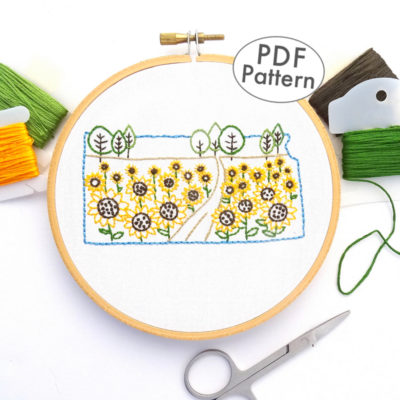 Kansas Hand Embroidery Pattern