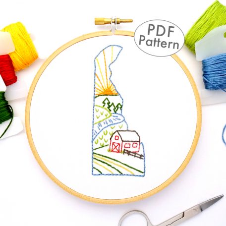 Delaware Hand Embroidery Pattern