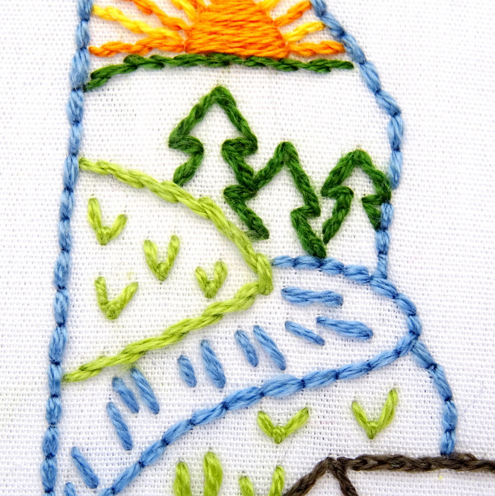 Delaware Hand Embroidery Pattern