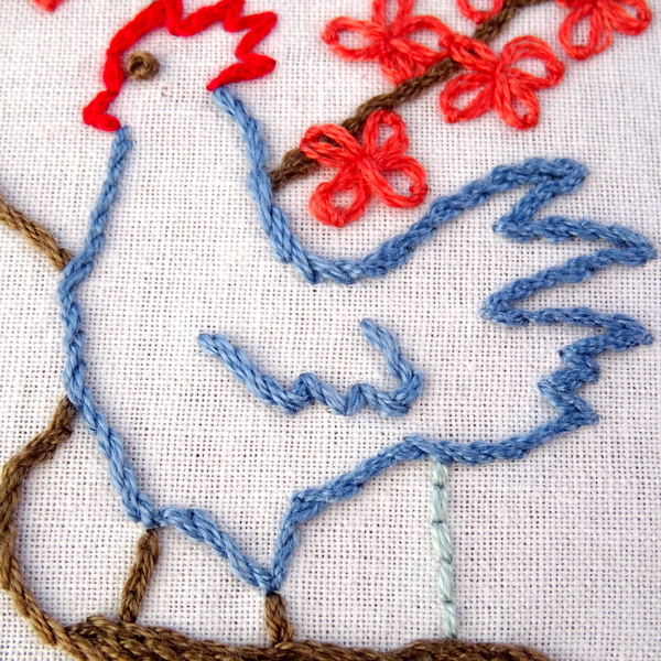 Delaware State Hand Embroidery Pattern