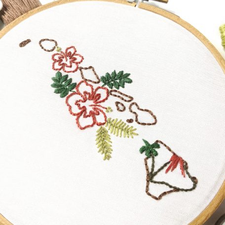 hawaii-hand-embroidery-pattern