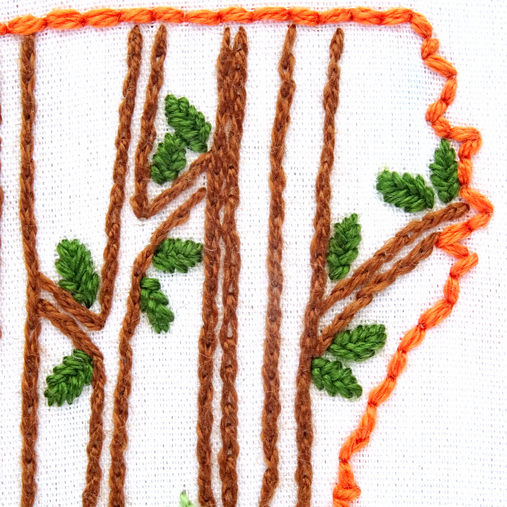 Louisiana Hand Embroidery Pattern