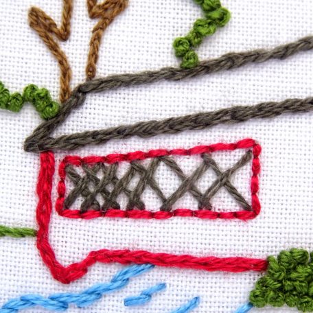 connecticut-covered-bridge-diy-hand-embroidery-pattern