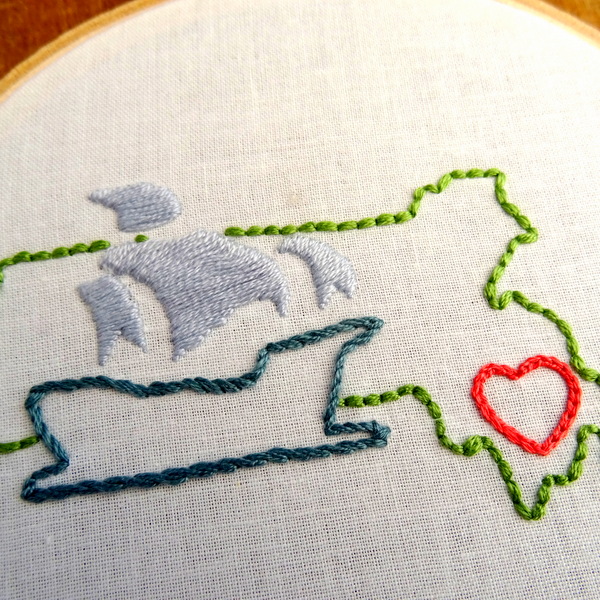 Maryland State Embroidery Pattern