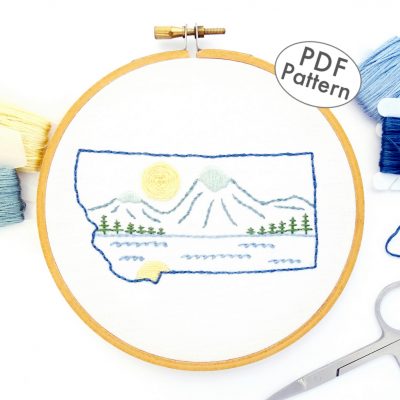 Montana Hand Embroidery Pattern