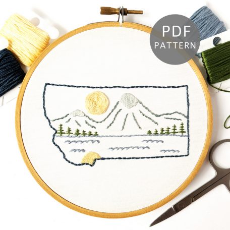 Montana Hand Embroidery Pattern