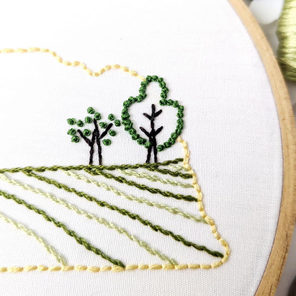 Nebraska Hand Embroidery Pattern