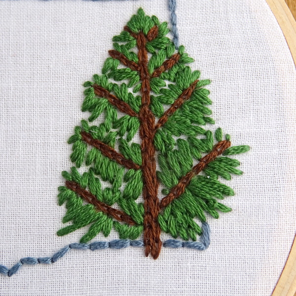 Washington State Embroidery Pattern