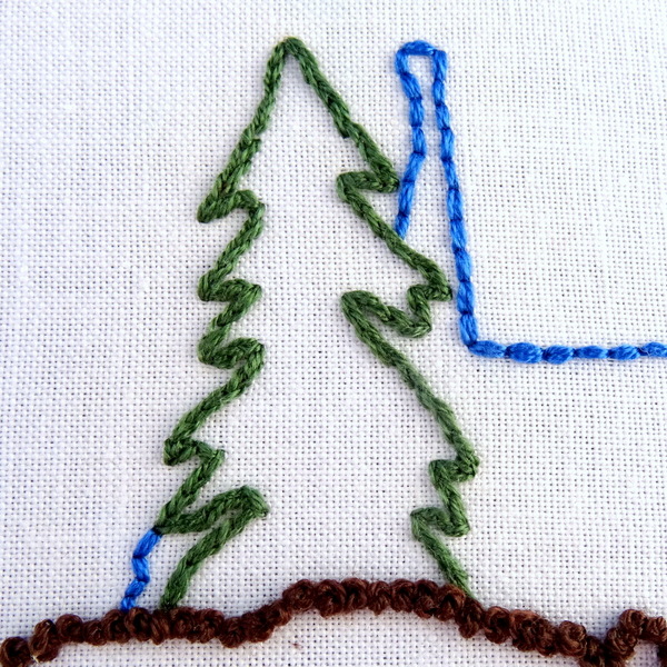 West Virginia Hand Embroidery Pattern