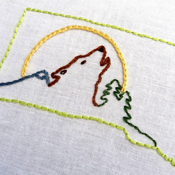 South Dakota State Hand Embroidery Pattern