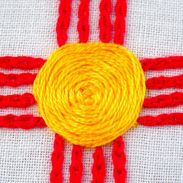 New Mexico State Embroidery Pattern