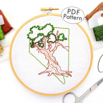 Nevada Hand Embroidery Pattern