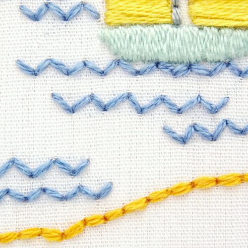Rhode Island Hand Embroidery Pattern Wandering Threads Embroidery