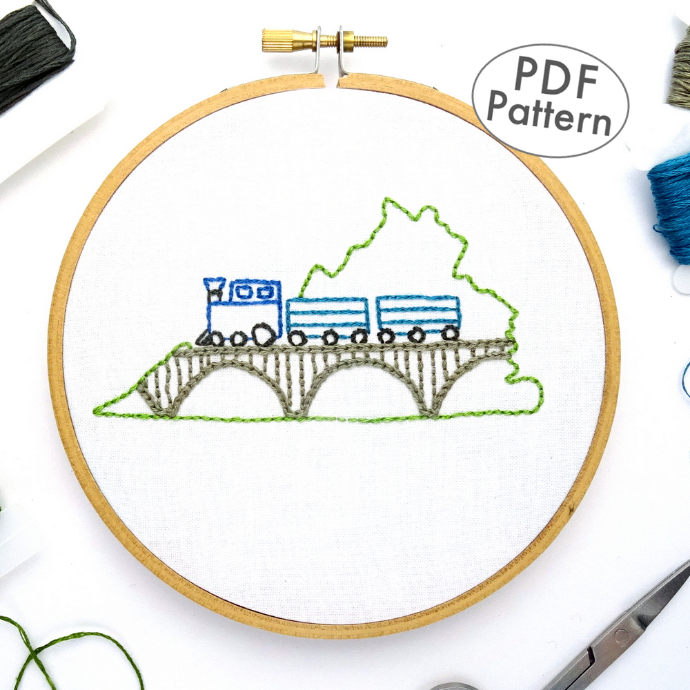 Virginia Hand Embroidery Pattern