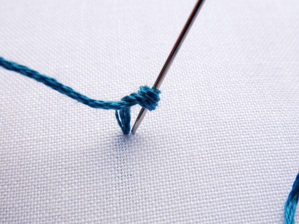 Wandering Threads French Knot Tutorial
