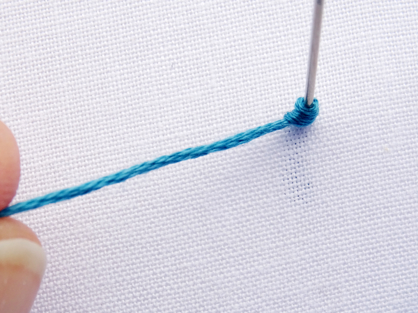 Wandering Threads French Knot Tutorial