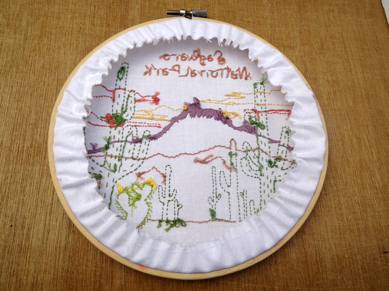 How to Finish an Embroidery Hoop