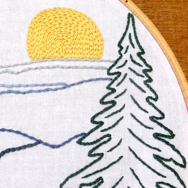Great Smoky Mountains National Park Embroidery Pattern