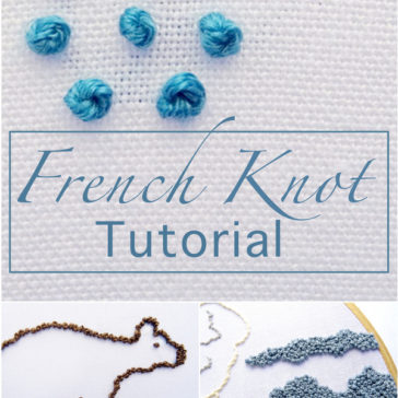 French Knot Embroidery Tutorial