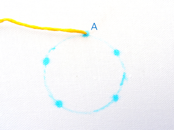 Star Stitch Tutorial ~ WanderingThreadsEmbroidery.com