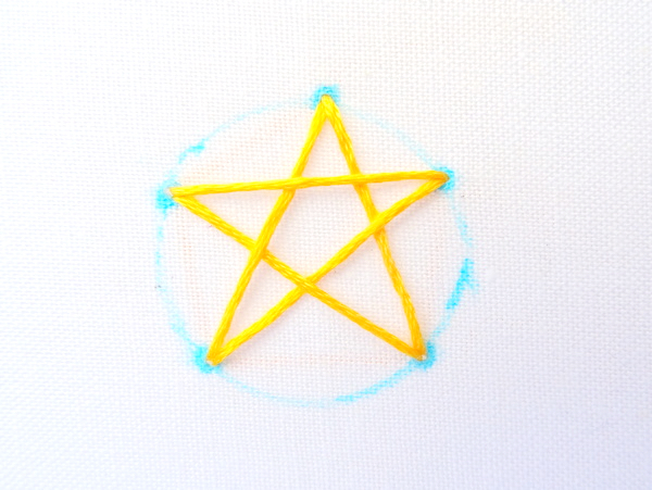 Star Stitch Embroidery Tutorial