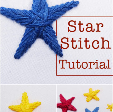 Star Stitch Embroidery Tutorial