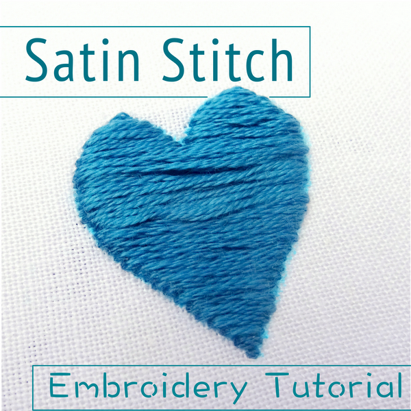 Satin Stitch Tutorial ~ WanderingThreadsEmbroidery.com