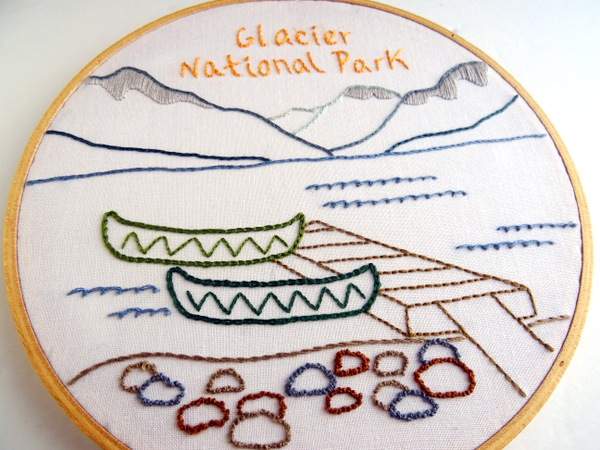Glacier National Park Pattern