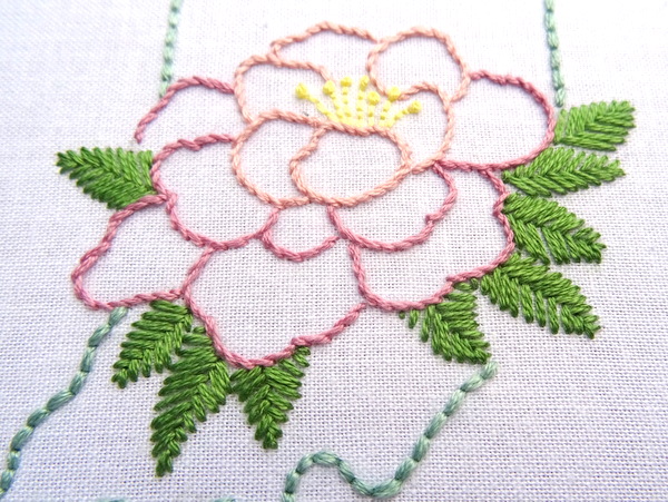 Fishbone Stitch Embroidery Tutorial