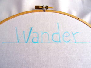 How to Embroider Letters by Hand {Part 1} - Wandering Threads Embroidery