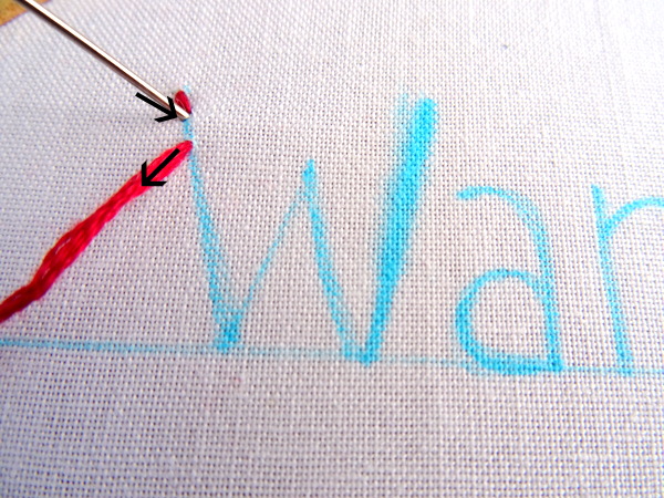 How to Embroider Letters by Hand {Part 1} - Wandering Threads Embroidery