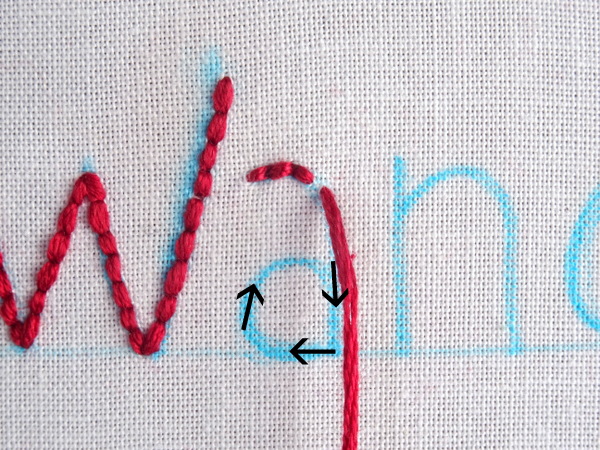 How to Embroider Letters by Hand {Part 1} - Wandering Threads Embroidery