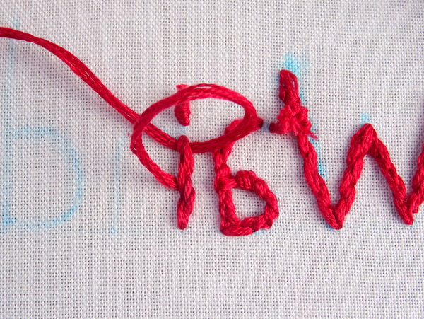 How to Embroider Letters by Hand {Part 1} - Wandering Threads Embroidery