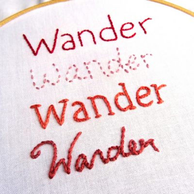 How to Frame Embroidery: The Easy Method - Wandering Threads Embroidery