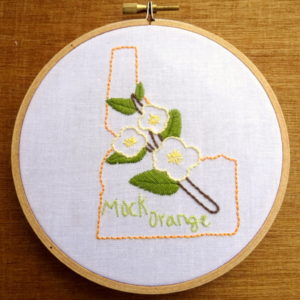 Idaho State Flower Pattern {Mock Orange}