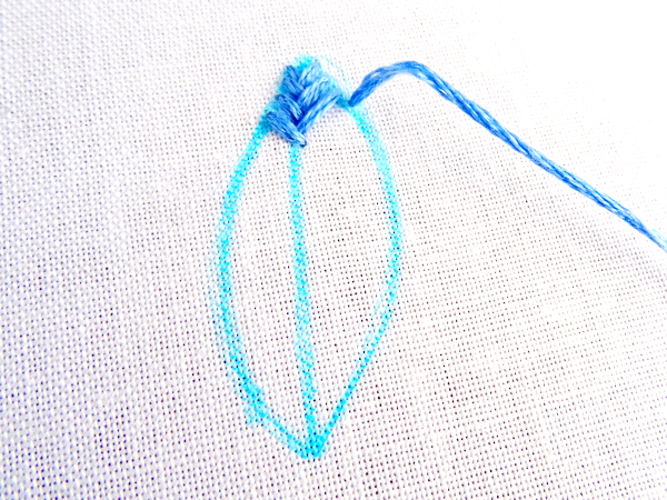 Fishbone Stitch Embroidery Tutorial