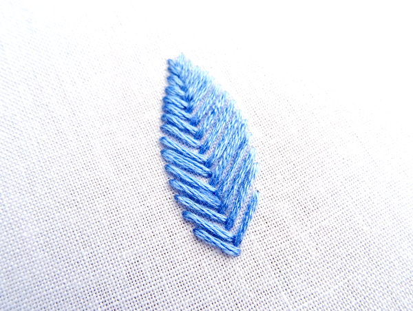 Fishbone Stitch Embroidery Tutorial Wandering Threads Embroidery
