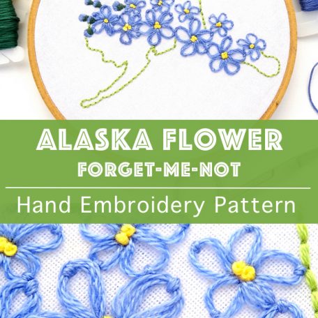 alaska-state-flower-hand-embroidery-pattern-forget-me-not