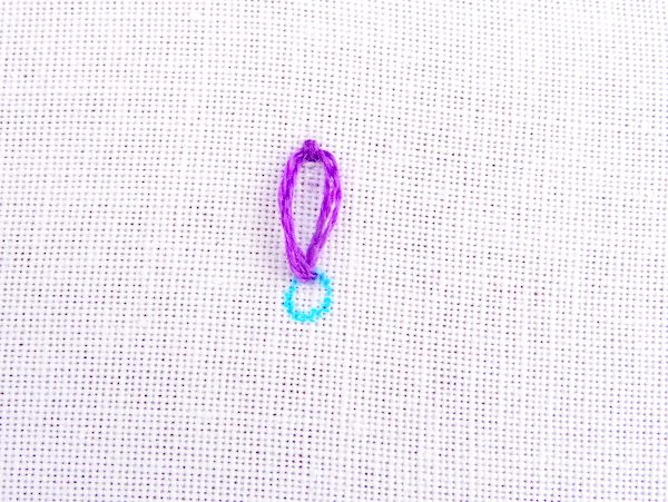 Lazy Daisy Embroidery Stitch Tutorial