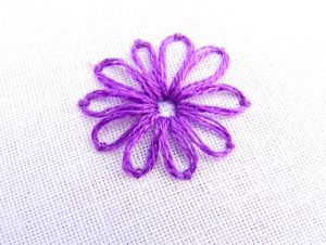 Embroidery Daisy Chain Stitch