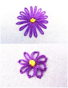 Lazy daisy embroidery stitch tutorial wandering threads embroidery Lazy daisy embroidery stitch tutorial wandering threads embroidery