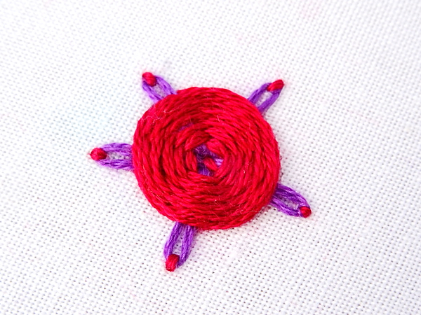 Lazy Daisy Embroidery Stitch Tutorial