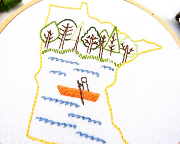 Minnesota Hand Embroidery Pattern