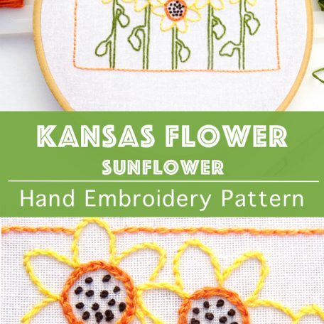 kansas-state-flower-hand-embroidery-pattern-sunflower